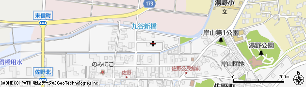 石川県能美市佐野町い28周辺の地図
