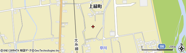 長野県松川村（北安曇郡）上緑町周辺の地図