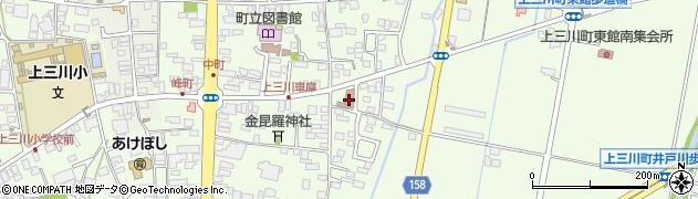上三川郵便局周辺の地図