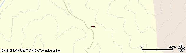 鹿熊峠周辺の地図