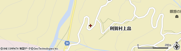 富山県南砺市利賀村上畠495周辺の地図