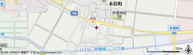 石川県能美市末信町ヘ6周辺の地図