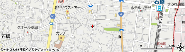 栃木県下野市石橋577周辺の地図