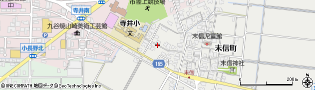 石川県能美市末信町（ト）周辺の地図