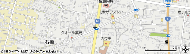栃木県下野市石橋573周辺の地図