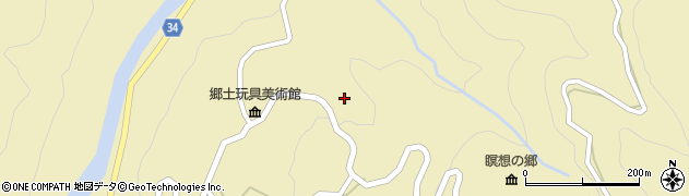 富山県南砺市利賀村上畠843周辺の地図