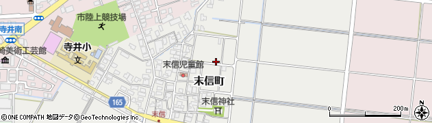 石川県能美市末信町（乙）周辺の地図