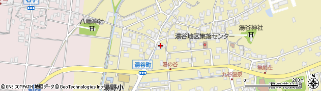 石川県能美市湯谷町（タ）周辺の地図
