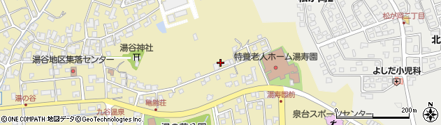 石川県能美市湯谷町（子）周辺の地図