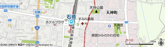 栃木県下野市石橋238周辺の地図