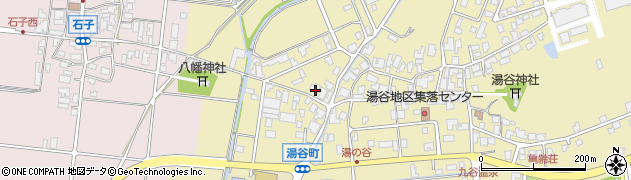 石川県能美市湯谷町（カ）周辺の地図