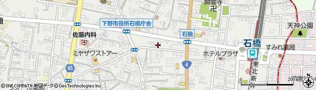 栃木県下野市石橋420周辺の地図