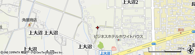 栃木県真岡市上大沼周辺の地図