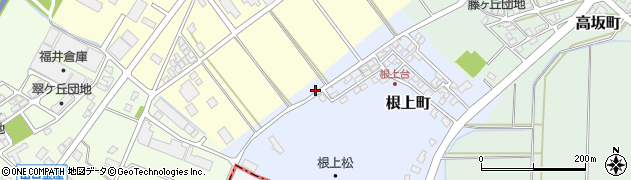 石川県能美市根上町（丙）周辺の地図