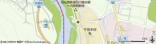 石川県白山市白山町（レ）周辺の地図