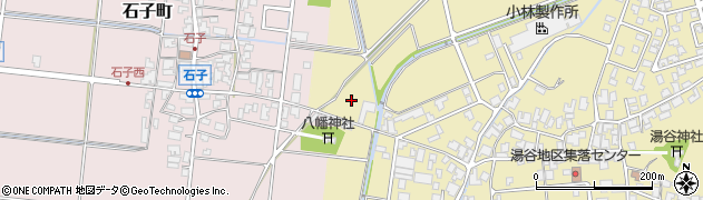 石川県能美市湯谷町（ニ）周辺の地図