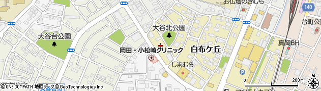 栃木県真岡市白布ケ丘22周辺の地図