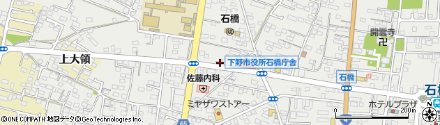 栃木県下野市石橋840周辺の地図