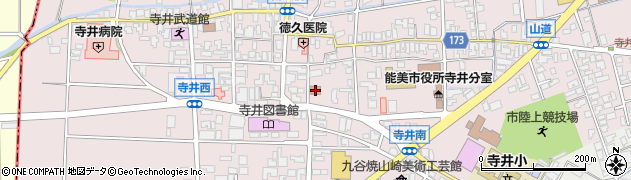 寺井郵便局周辺の地図