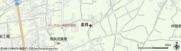 長野県坂城町（埴科郡）金井周辺の地図