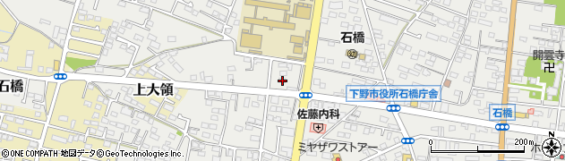 栃木県下野市石橋863周辺の地図