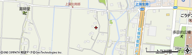 栃木県河内郡上三川町上蒲生740周辺の地図