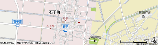 石川県能美市石子町周辺の地図