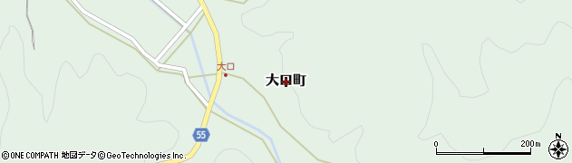 石川県能美市大口町周辺の地図