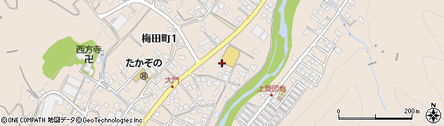 桐生田沼線周辺の地図