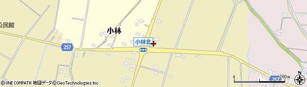 ファミリーマート真岡小林店周辺の地図