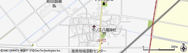 石川県能美市中ノ江町イ周辺の地図