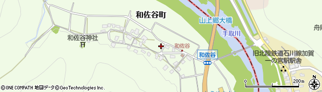 石川県能美市和佐谷町丁18周辺の地図