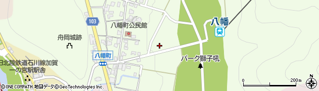 石川県立鶴来高校　舟岡寮周辺の地図