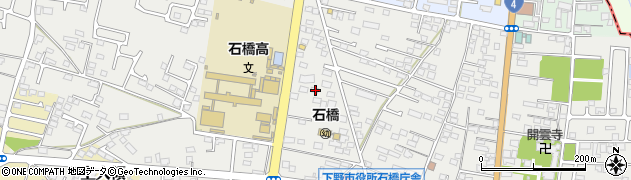 栃木県下野市石橋530周辺の地図