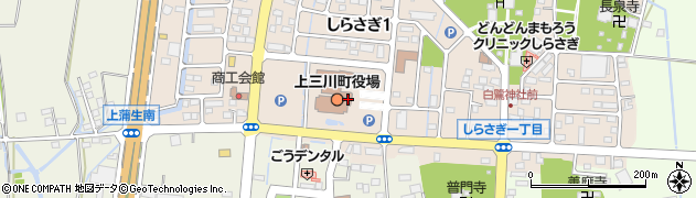 上三川町役場　税務課納税係周辺の地図