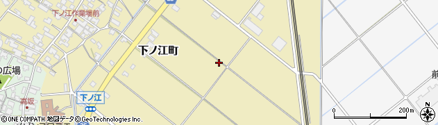 石川県能美市下ノ江町（ヘ）周辺の地図