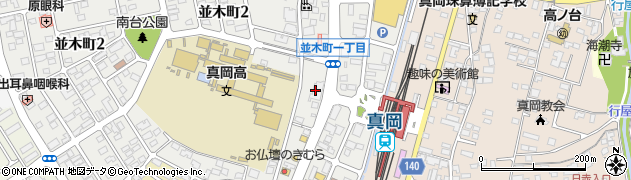 真岡信用組合本店営業部周辺の地図