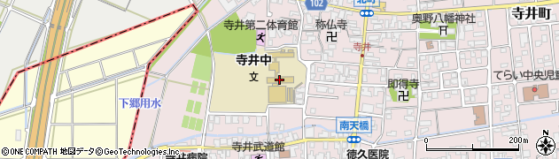 能美市立寺井中学校周辺の地図