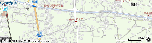 金井大口入口周辺の地図