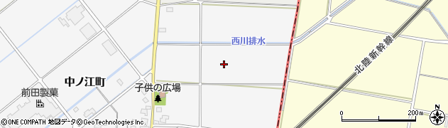 石川県能美市中ノ江町（ろ）周辺の地図