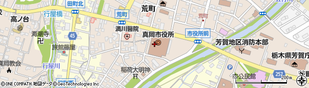 栃木県職員労働組合芳賀支部周辺の地図