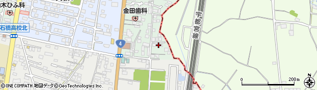 栃木県下野市下古山3-5周辺の地図
