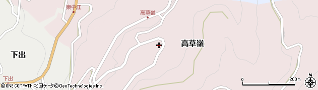 富山県南砺市高草嶺928周辺の地図