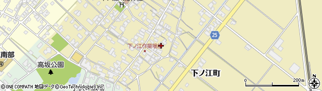 石川県能美市下ノ江町未周辺の地図