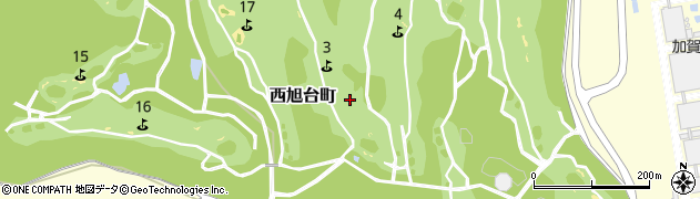 石川県能美市西旭台町周辺の地図