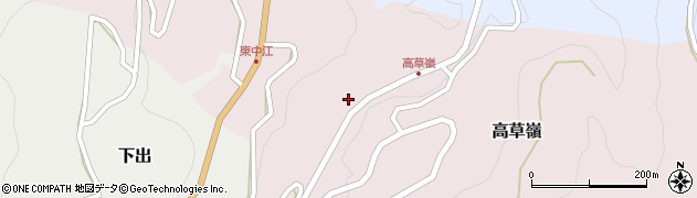 富山県南砺市高草嶺1042周辺の地図
