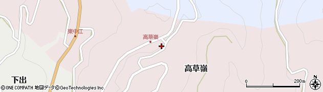 富山県南砺市高草嶺964周辺の地図