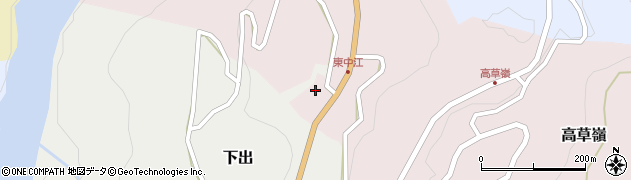 富山県南砺市高草嶺8周辺の地図