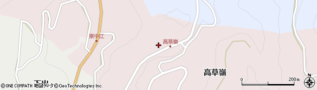 富山県南砺市高草嶺998周辺の地図