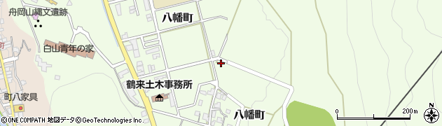 石川県白山市八幡町72周辺の地図